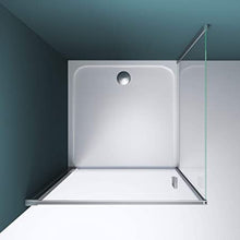 Load image into Gallery viewer, Shower Tray Square Plastic White Finish 1000 x 1000 mm Slimline
