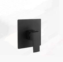 Load image into Gallery viewer, 1 Way Pressure Balance Shower Mixer Valve - Wall Mount - 6&quot; Brass/Matt Black
