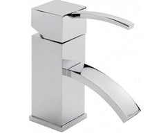 Load image into Gallery viewer, Basin Mixer Tap Waterfall Effect Chrome Polished Finish Single Lever
