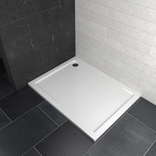 Load image into Gallery viewer, Walk In Shower Glass Panel  Glass  Shape 360 + 600 mm With Shower Tray
