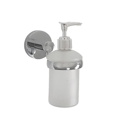 wall mounted soap holder Soap Holder Wall Mounted Round Soap Chrome Finish Glass Accessory