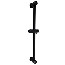 Load image into Gallery viewer, Black shower holder rail Black shower rail kit Black hand shower rail Black shower riser rail Holder Shower Rail Riser Kit Slider Soap Bar Holder Black Head Adjustable Set Accessory
