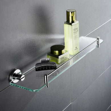 Glass Bathroom Shower Shelf Storage Rack Wall Mounted Holder Organizer Accessory Glass Bathroom Shower Shelf Storage Rack Wall Mounted Holder Organizer Accessory