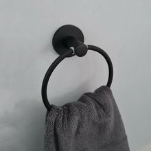 Load image into Gallery viewer, Black Towel Ring
