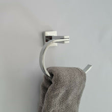 Load image into Gallery viewer, Towel Rail Chrome Holder Chrome Finish Wall Mounted Bathroom Accessory
