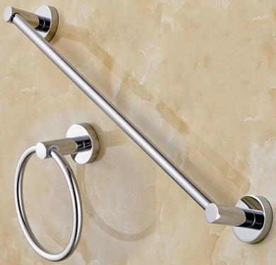 Bathroom Accessories Bathroom Toilet Towel Ring Holder And Towel Rail Chrome Finish Accessories Set Offer